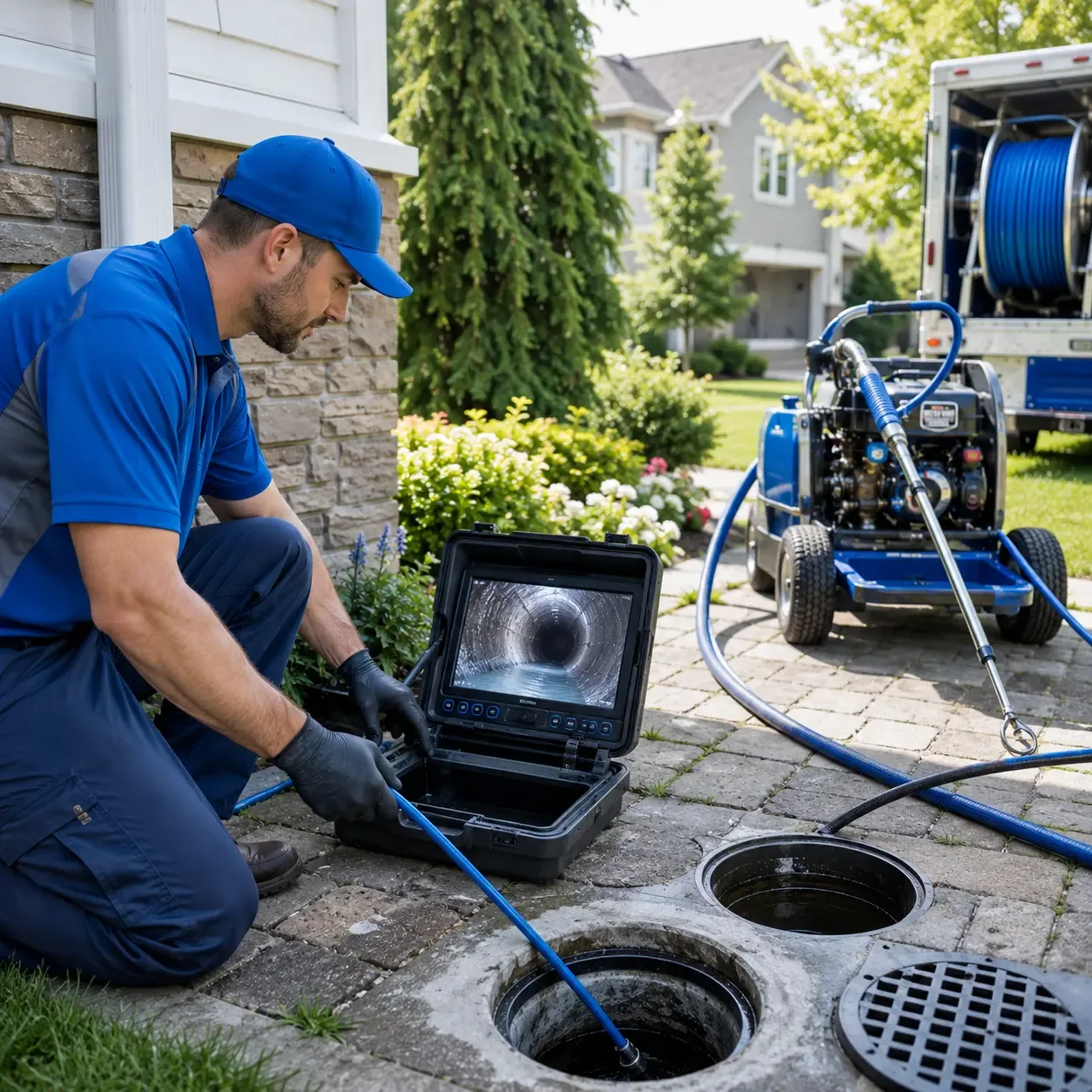 Outdoor drain cleaning professionals serving Bland, MO